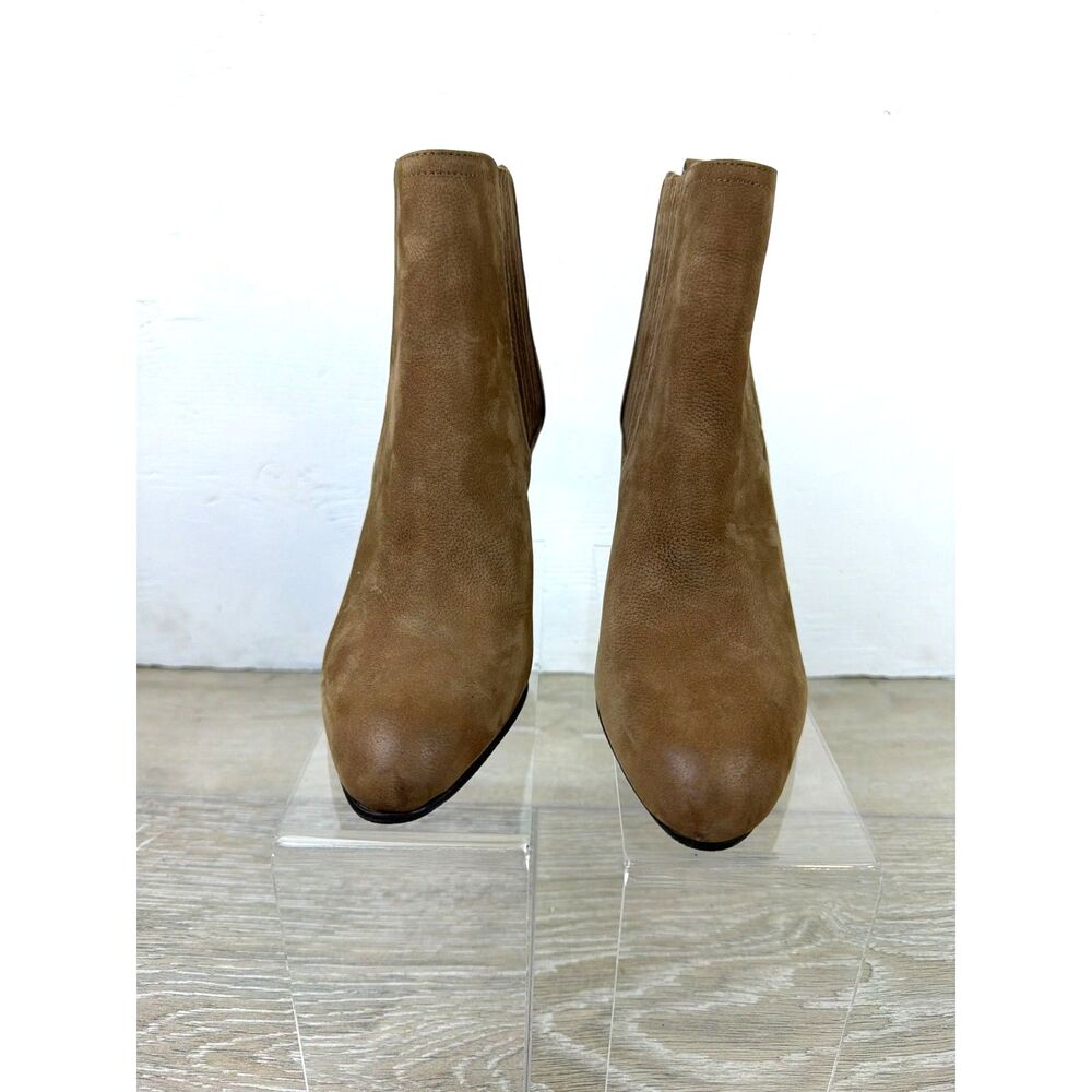 Sam Edelman Gillian‎ Brown Suede Wedge Chelsea Ankle Bootie Womens 5